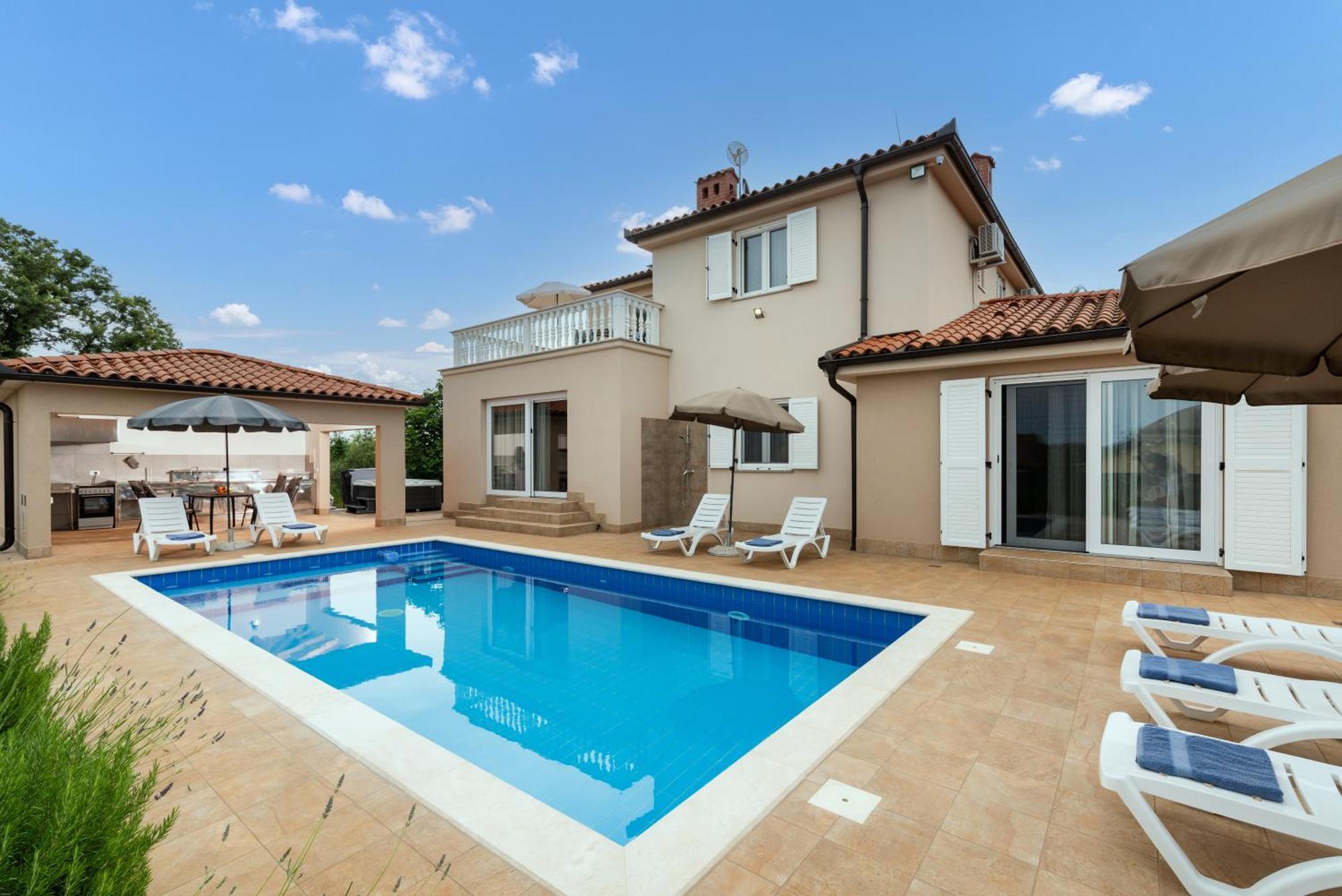 Villa Buroli With Pool, Sauna And Jacuzzi Exteriör bild